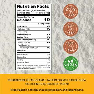 Judee's Vegan Egg Replacer Powder - 8 oz - Baking Supplies - Delicious and 100% Gluten-Free - Great ...