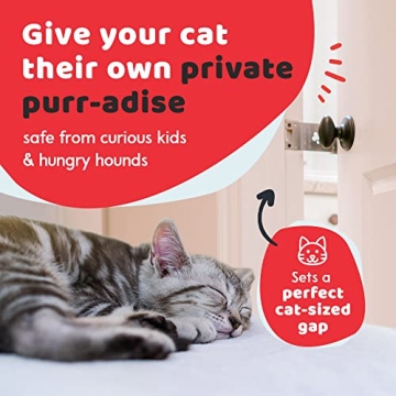 TheDoorLatch Adjustable Steel Cat Door Latch for Pets