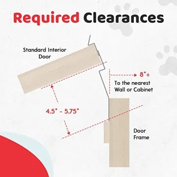 TheDoorLatch Adjustable Steel Cat Door Latch for Pets