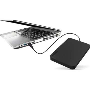 Toshiba 2TB Canvio Basics Portable External Hard Drive, USB 3.2. Gen 1, Black (HDTB420EK3AA)