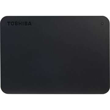 Toshiba 2TB Canvio Basics Portable External Hard Drive, USB 3.2. Gen 1, Black (HDTB420EK3AA)