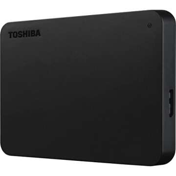 Toshiba 2TB Canvio Basics Portable External Hard Drive, USB 3.2. Gen 1, Black (HDTB420EK3AA)