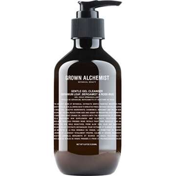 Grown Alchemist Gentle Gel Facial Cleanser - Geranium Leaf, Bergamot & Rose-Bud 200ml by Grown Alchemist