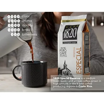 Café 1820 Costa Rican Coffee 12 oz Two Pack - Premium Quality