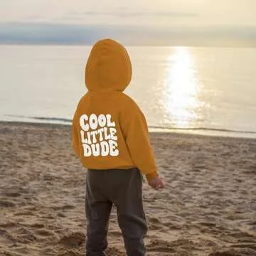 ZOELNIC Toddler Baby Boy Hoodie Cool Little Dude Style