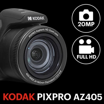 KODAK PIXPRO AZ405 20MP Camera with 40X Optical Zoom