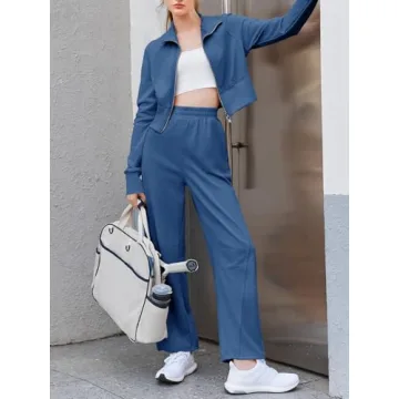 Fisoew Women's Stylish 2 Piece Tracksuit for All Occasions