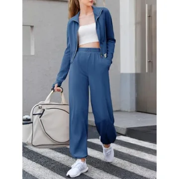 Fisoew Women's Stylish 2 Piece Tracksuit for All Occasions