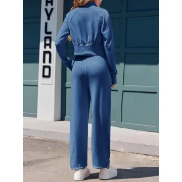 Fisoew Women's Stylish 2 Piece Tracksuit for All Occasions