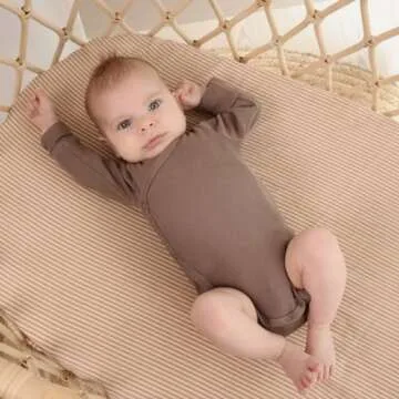 Mini Crib Sheet - Baby Neutral Organic Cotton Fitted Bedding