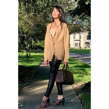 PRETTYGARDEN Women’s Crop Cardigan Sweater in Khaki