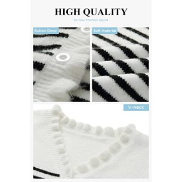 PRETTYGARDEN Women’s Crop Cardigan Sweater in Khaki