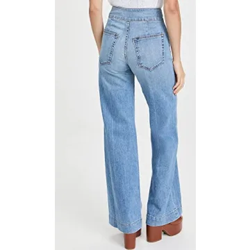 ASKK NY Brighton Wide Leg Jeans for Women - Stylish Comfort