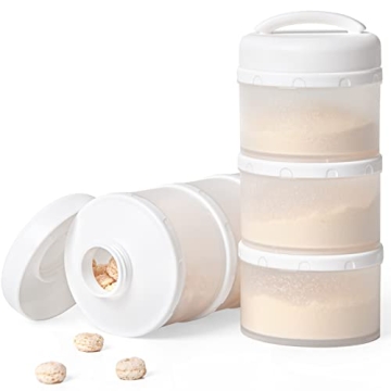 Termichy Stackable Formula Dispenser for Easy Baby Feeding