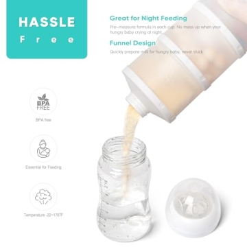 Termichy Stackable Formula Dispenser for Easy Baby Feeding
