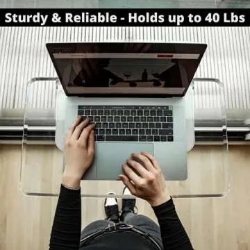 DeskView Premium Standing Desk - Portable Window-Mounted Solution