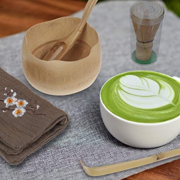 Eco-friendly Bamboo Matcha Tea Whisk Set for Ceremonies