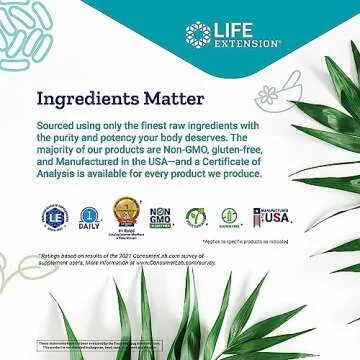 Life Extension Same 400mg (S-Adenosyl-Methionine) - Supplement for Joint & Liver Support - Non-GMO, Gluten-Free, Tablet, 60 Count