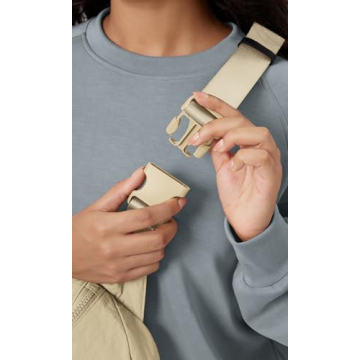 Stylish ODODOS 2L Belt Bag for Travel and Workouts