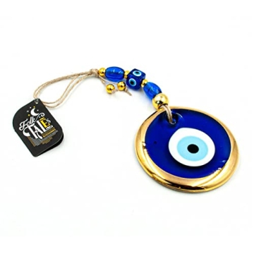 Troy Turkish Evil Eye Hanging Ornament, Nazar Beads Wall Hanging, Car Decoration Accessories, Home P...