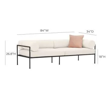 Tov Furniture Vera Cream Outdoor Sofa