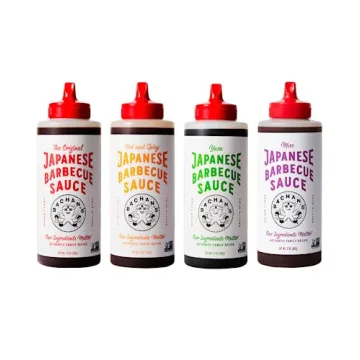 Bachan's Japanese Barbecue Sauce 4 Pack - Unique Flavor Varieties for Every Dish