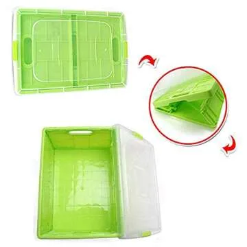 N&T NIETING 1500Pcs Arts and Crafts Supplies for Kids, DIY Kids Arts Crafts Supplies Kit for Toddlers with Pipe Cleaners, Pom Poms, Wiggle Googly Eyes, Folding Storage Box