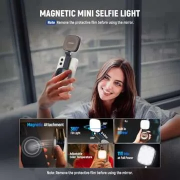 NEEWER Magnetic Selfie Light for iPhone & More