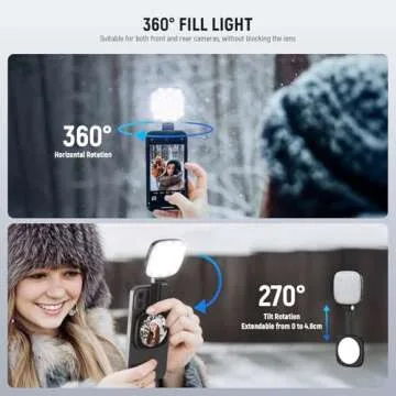 NEEWER Magnetic Selfie Light for iPhone & More