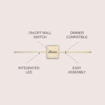 JONATHAN Y Makena 28" LED Wall Sconce - Modern Elegance