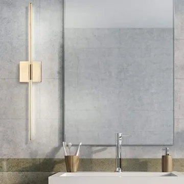 JONATHAN Y Makena 28" LED Wall Sconce - Modern Elegance