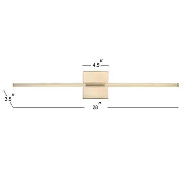 JONATHAN Y Makena 28" LED Wall Sconce - Modern Elegance