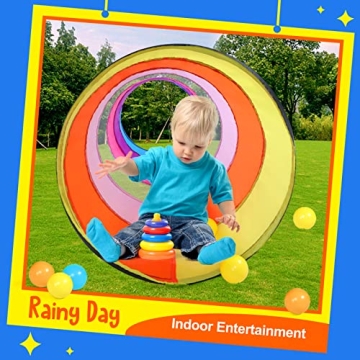 SweHouse Colorful Play Tunnel for Kids' Fun and Skills