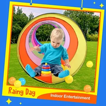 SweHouse Colorful Play Tunnel for Kids' Fun and Skills