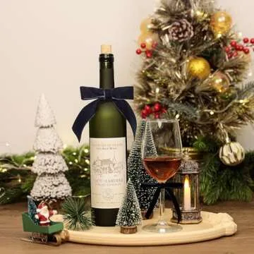 Navy Blue Velvet Ribbon 1 Inch x 25Yards, Nylon Vintage Velvet Ribbons Perfect for Christmas Decoration, Handmade Craft, Gift Wrapping, Bow Making, Bouquet Packaging