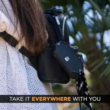 Altec Lansing - HydraMini Wireless Bluetooth Speaker, IP67 Waterproof USB C Rechargeable Battery with 6 Hours Playtime, Compact, Shockproof, Snowproof, Everything Proof (Black)