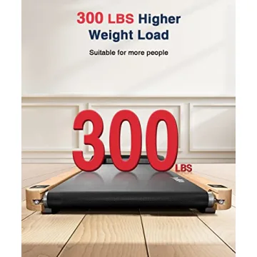 Elegant Redliro Wood Walking Pad Treadmill for Home Office