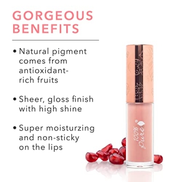100% PURE Naked Lip Gloss - Vegan & Moisturizing