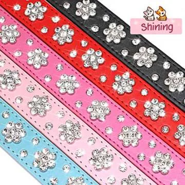 Stylish PU Leather Dog Collar for Small & Medium Dogs