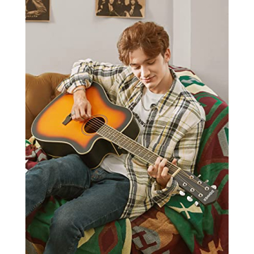 Complete Beginner Acoustic Guitar Kit with Lessons