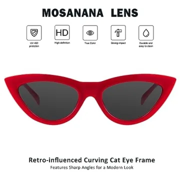 Chic Retro Cat Eye Sunglasses for Women - MS51810