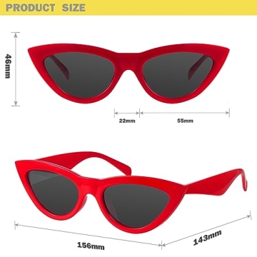 Chic Retro Cat Eye Sunglasses for Women - MS51810