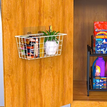 MaraFansie Adhesive Wall Baskets for Home Organization