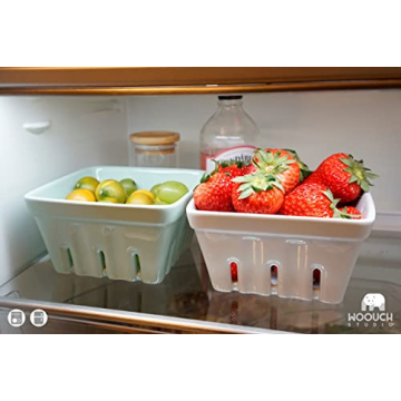 Ceramic Berry Basket for Fresh Fruits and Kitchen Style