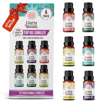 GuruNanda Essential Oils Set 100% Pure Aromatherapy Gift