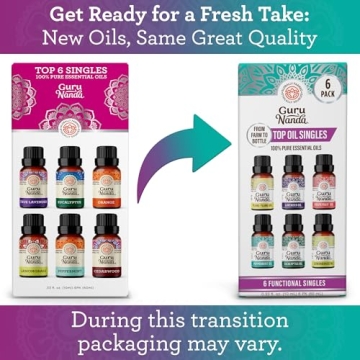 GuruNanda Essential Oils Set 100% Pure Aromatherapy Gift