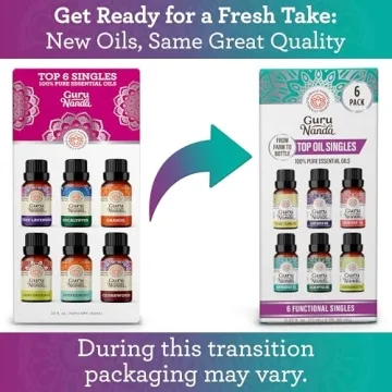 GuruNanda Essential Oils Set 100% Pure Aromatherapy Gift