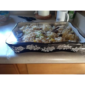 Wisenvoy 2-Pc Casserole Dish Set for Baking and Serving