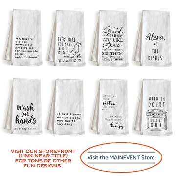 Wash Your Hands Ya Filthy Animal Funny Dish Towel