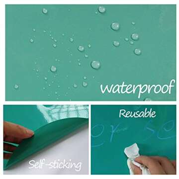 QTQYQJ 12Pcs Self-Sticking Dry Erase Circles Whiteboard Marker Removable Vinyl Stickers Wall Table Spots for Teachers - Perfect for Classroom Table, Home and Office（11” Diameter）